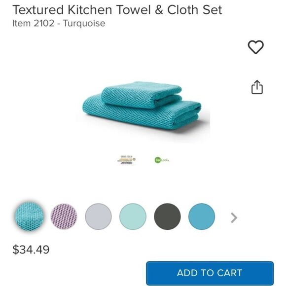 Norwex Kitchen Cloth & towel set - Picture 3 of 7